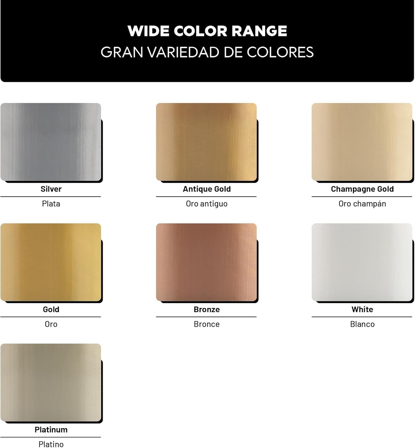 Luxury Silver Metallic Wall Paint 2L – Scratch-Resistant, Water-Based, DIY Shine