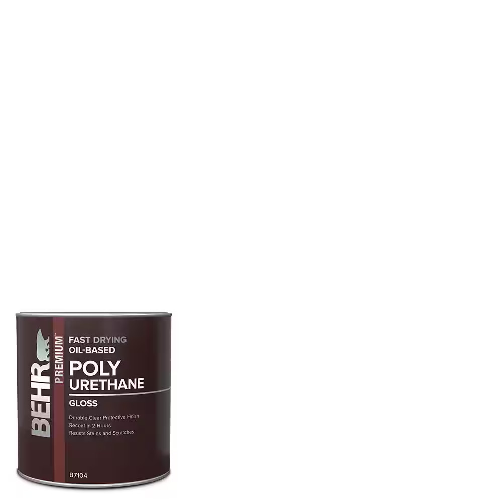 1 Qt. Gloss Clear Fast Drying Oil-Based Interior Polyurethane