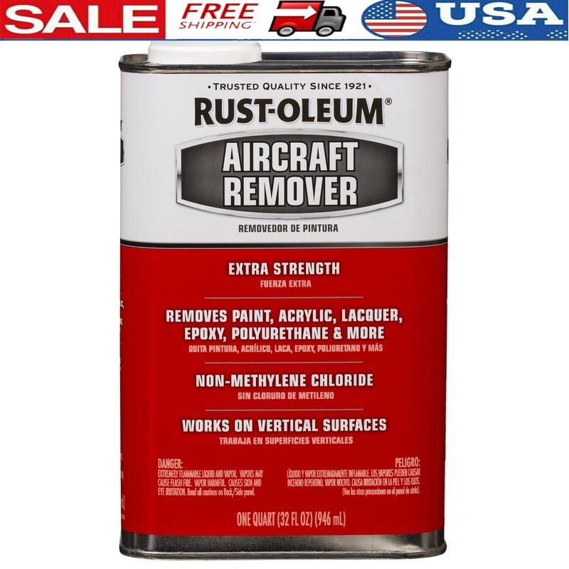 Automotive Aircraft Remover Fast Acting Paint Stripper Liquid 1 Quart 323172 New