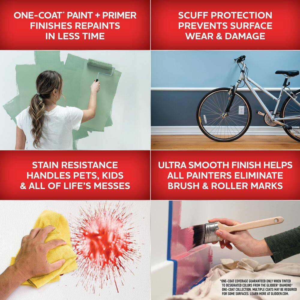 1 Gal. PPG1123-6 Playing Hooky Eggshell Interior Paint with Primer