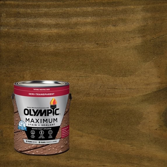 Olympic Maximum 1 Gallon ST-2005 Cedar Naturaltone Semi-Transparent Multicolor