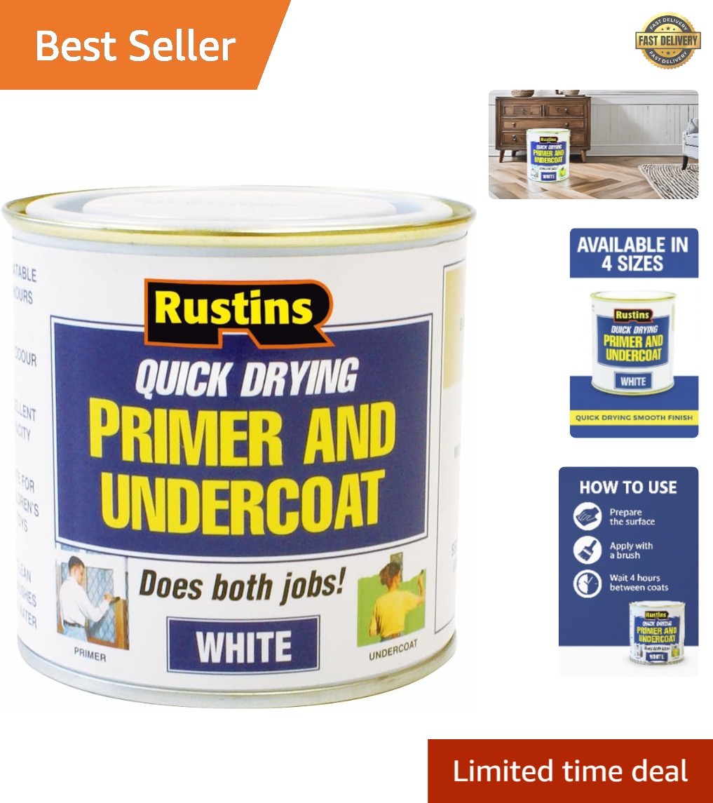 250ml Quick Drying White Primer Spray for Superior Interior & Exterior Painting