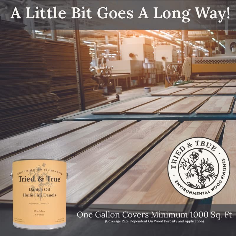 Tried & True Original Wood Finish, 8 oz. Linseed Oil & Beeswax Blend, Ideal …