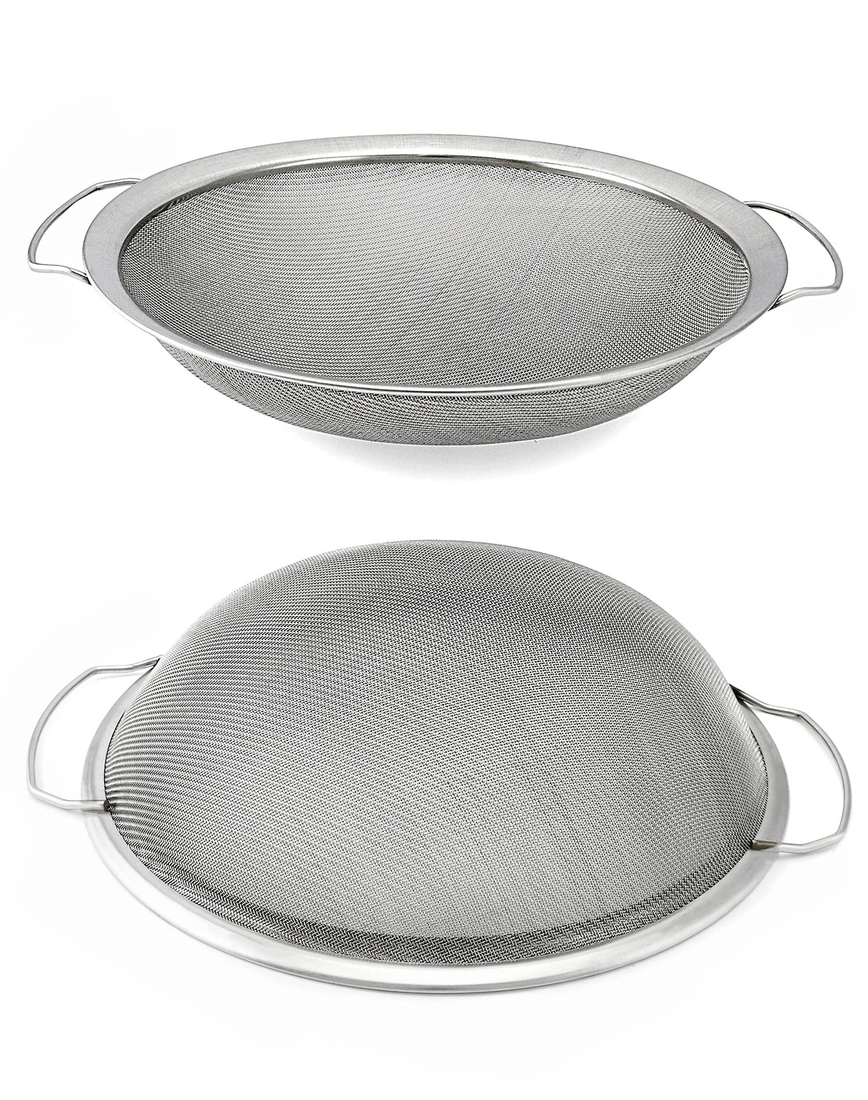 2 Pack Stainless Steel Fine Mesh Screen Paint Strainer Reusable Paint Filter