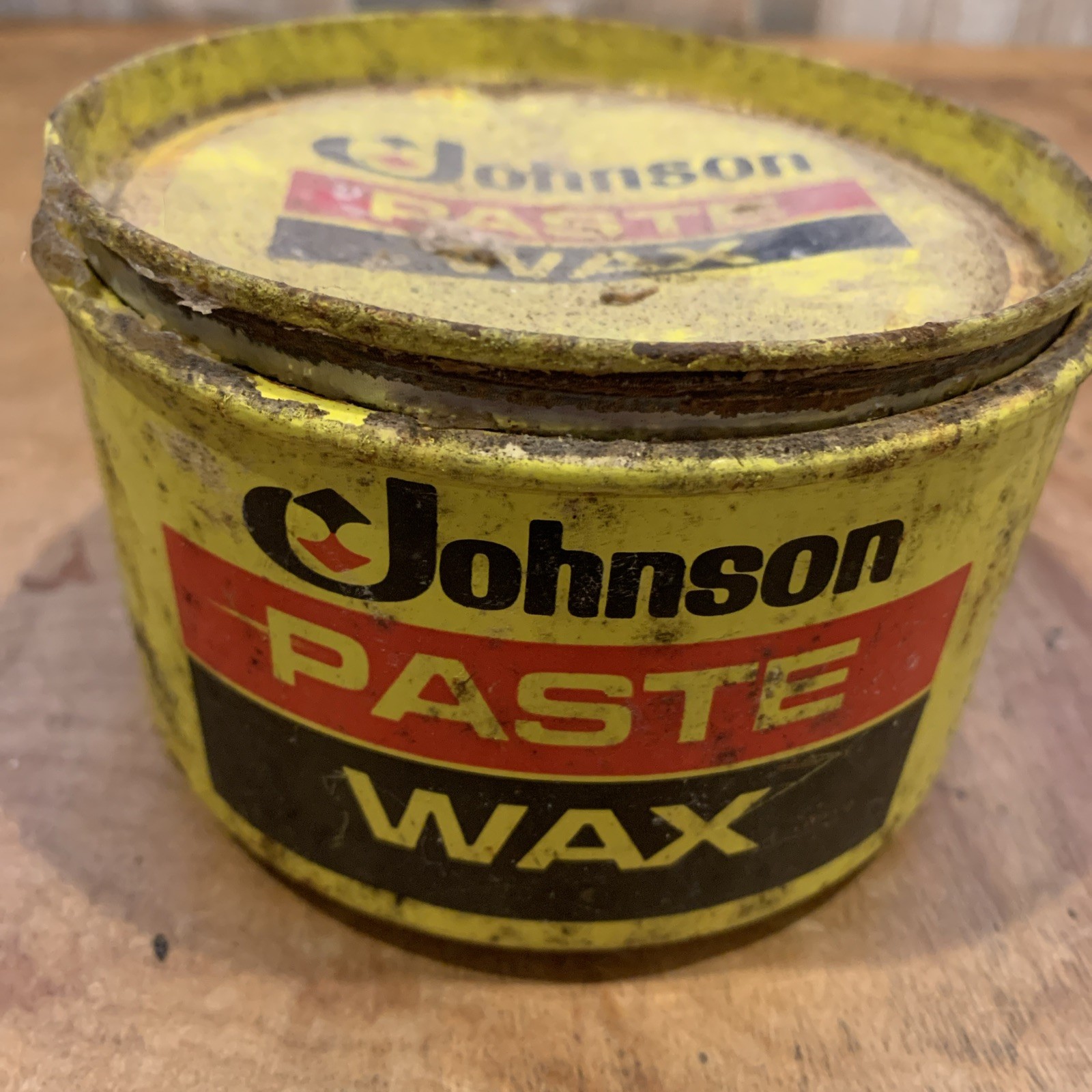SC Johnson Paste Wax Vintage Original Formula 16oz Container 80% Full