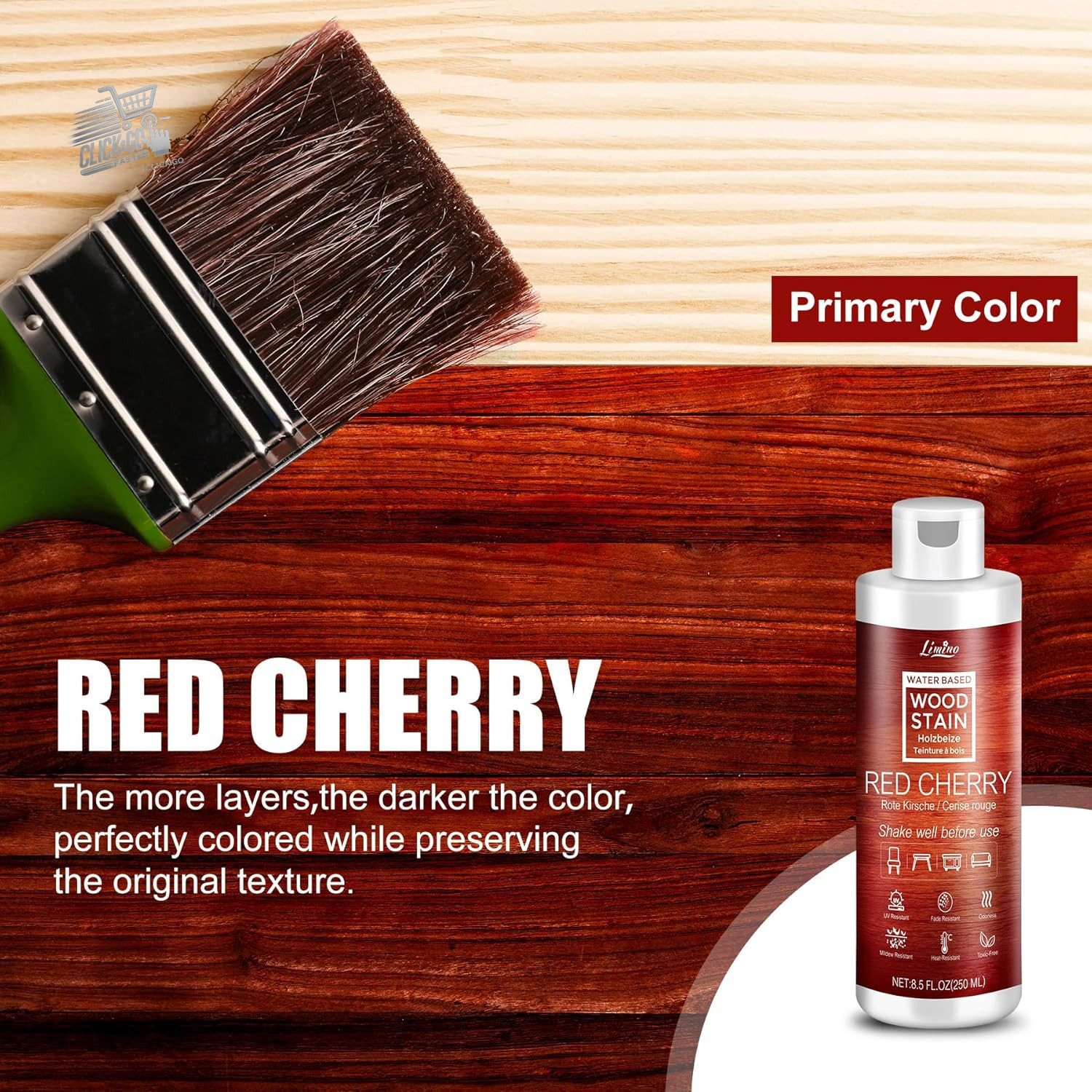 Biting Cherry Wood Impregnating Indoor Outdoor Paint Water Furniture Doors