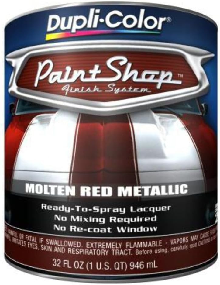 Automotive Base Coat Paint – Molten Red Metallic