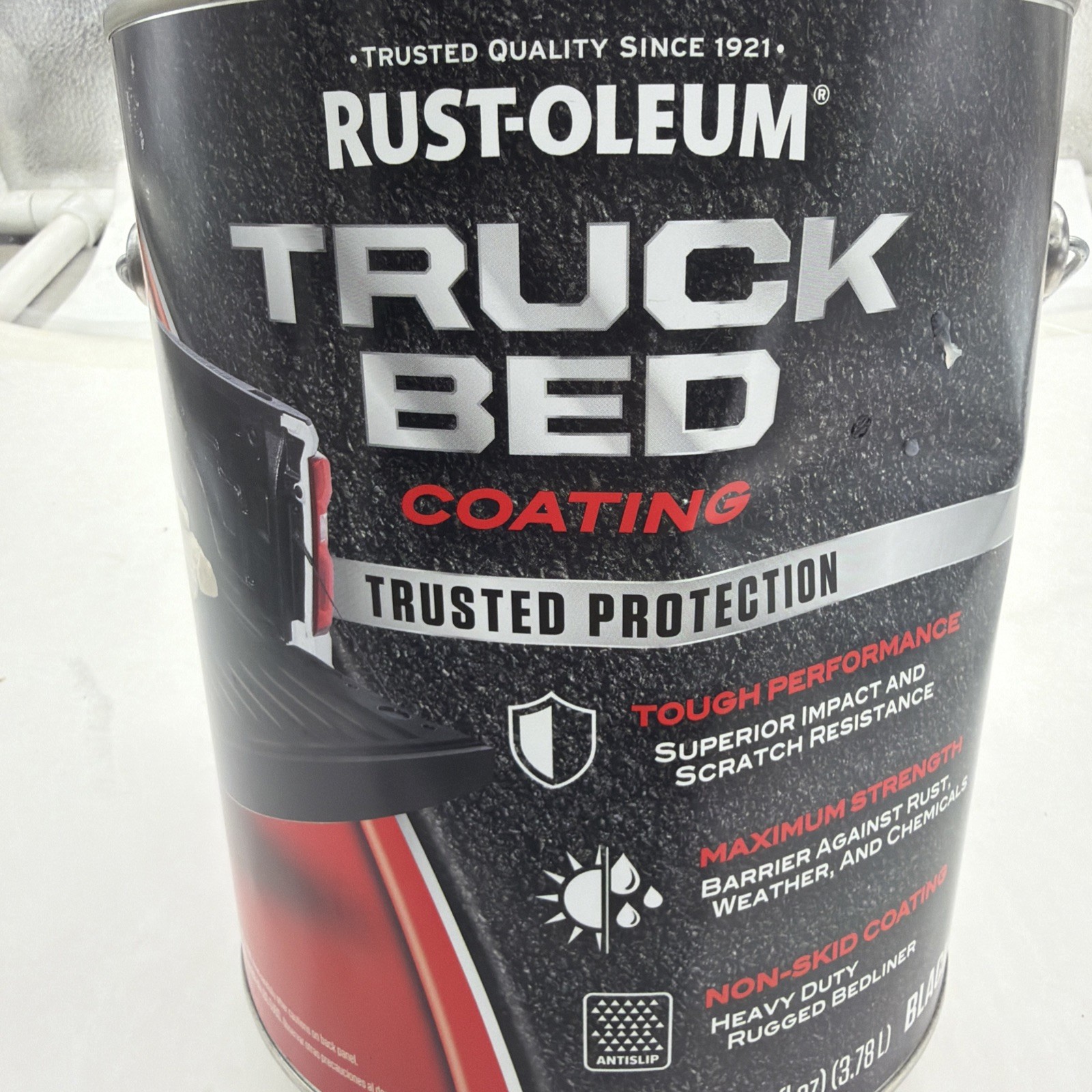 Black, Rust-Oleum Automotive Truck Bed Coating-342669, Gallon