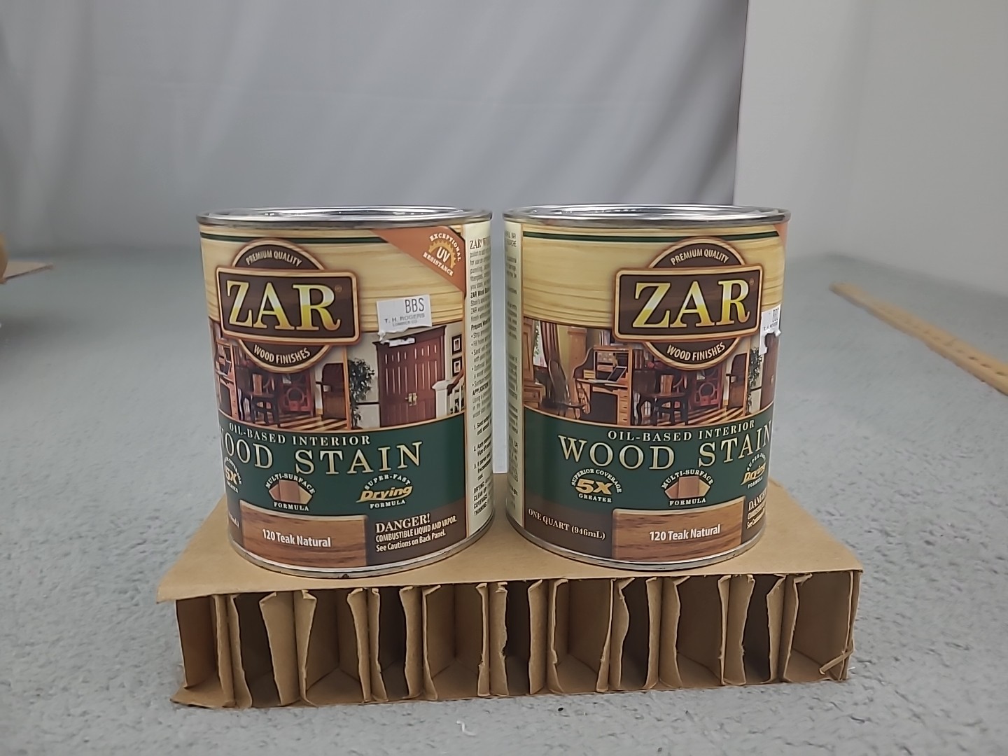Zar 1120 Teak Natural Oil-Based Interior Wood Stain 1 Quart New