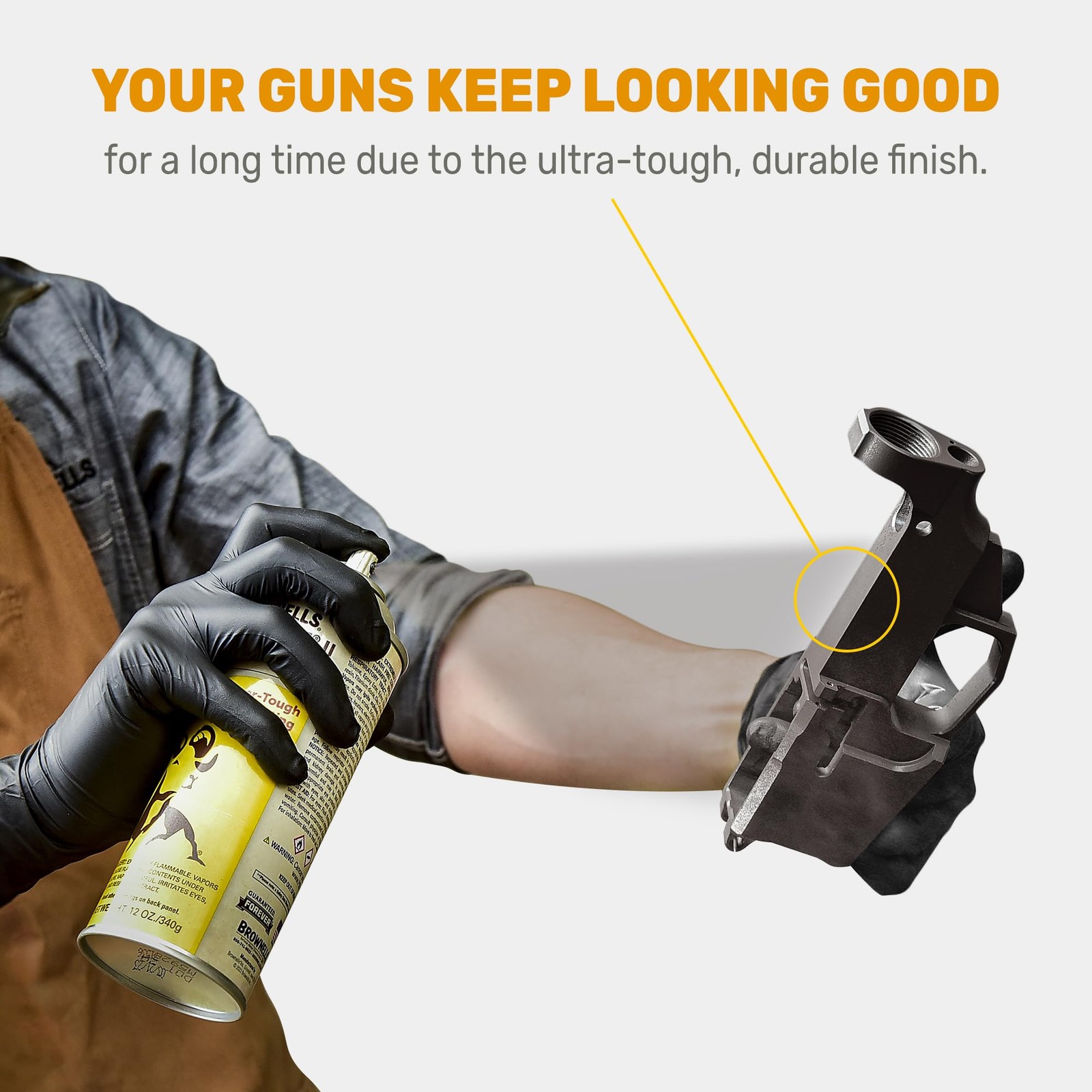 Aluma-Hyde II Epoxy Based Firearm Finish Spray Coating Protection Paint, Aero…