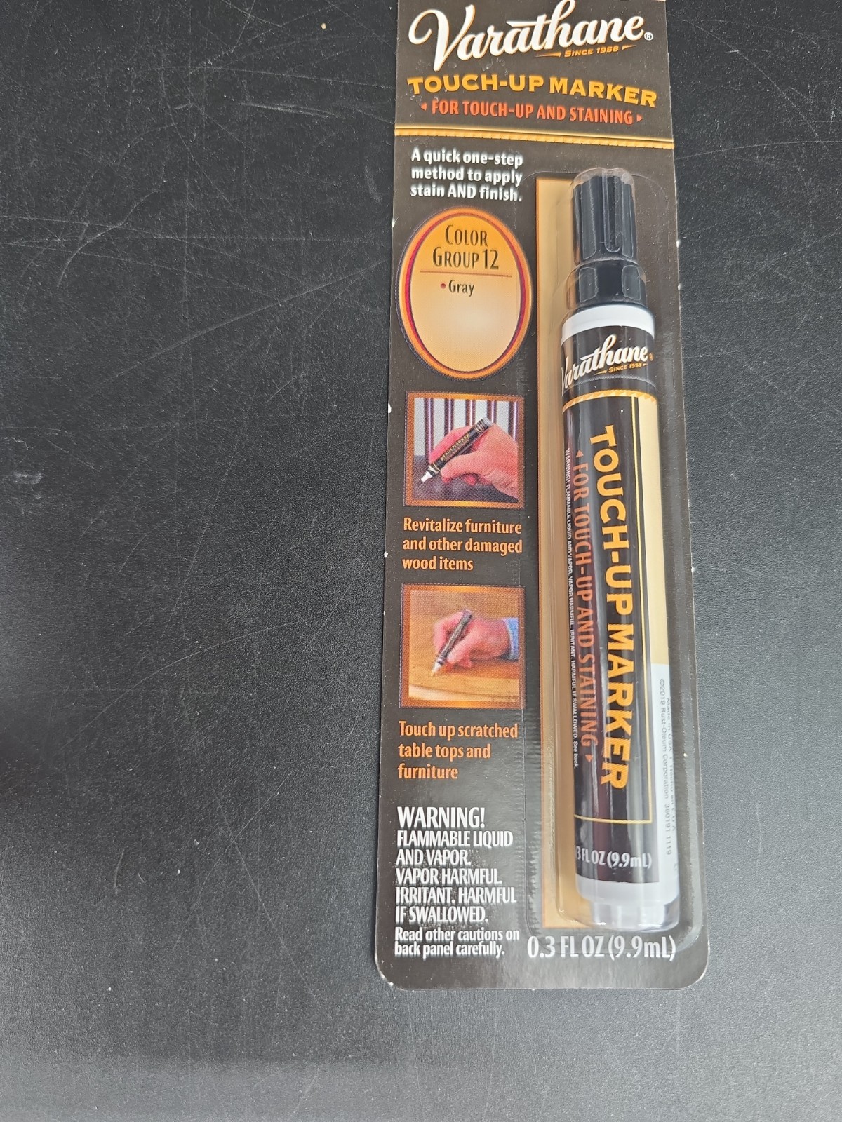 Varathane Wood Stain Touch-Up Marker For Grey Gray Rustoleum