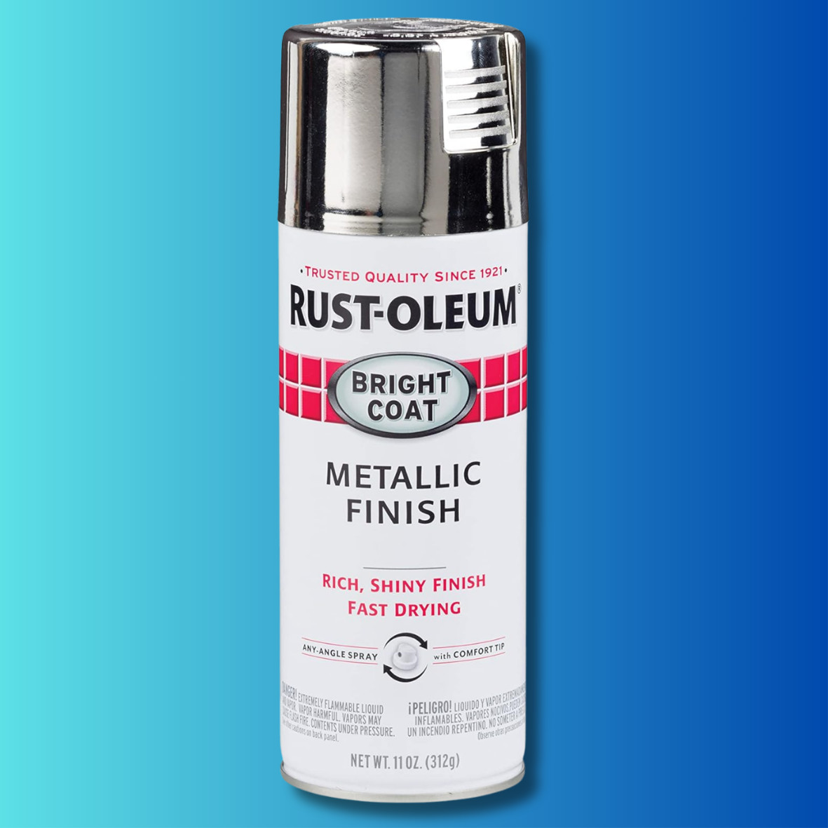 11 Oz. Bright Chrome Metallic Spray Paint