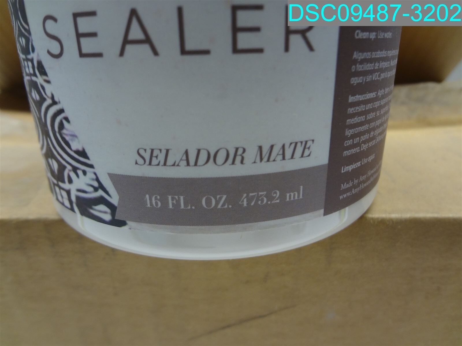 QTY=96OZ: (16OZ X 6) Amy Howard at Home Matte Clear Sealer AH208M16