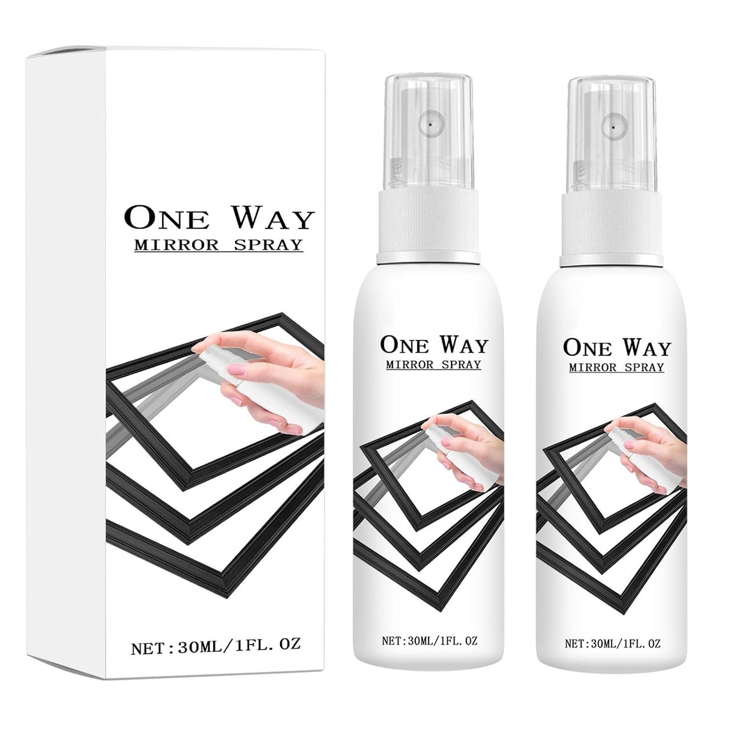 2 PC Reflective Window Spray For Home & Car, 30 ML Glass Reflective Coating Spra