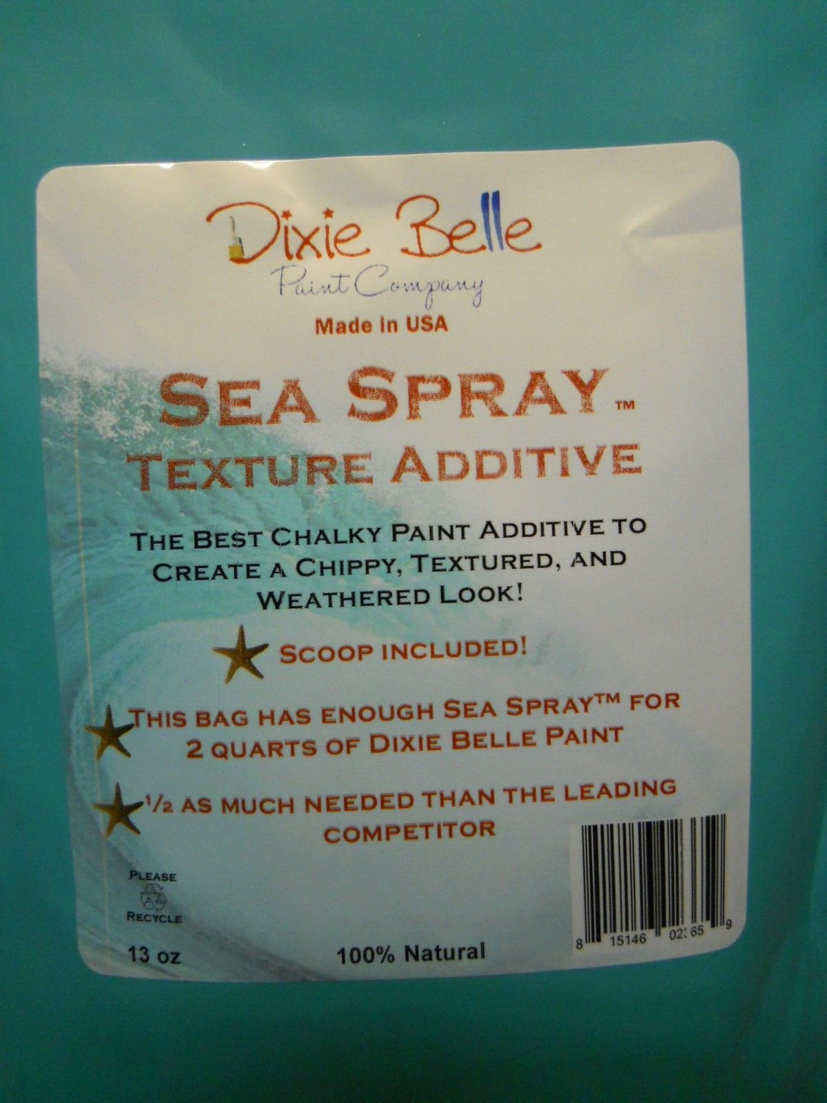 Dixie Belle Paint Company Sea Spray Texture Additive 13 oz. Free Shipping