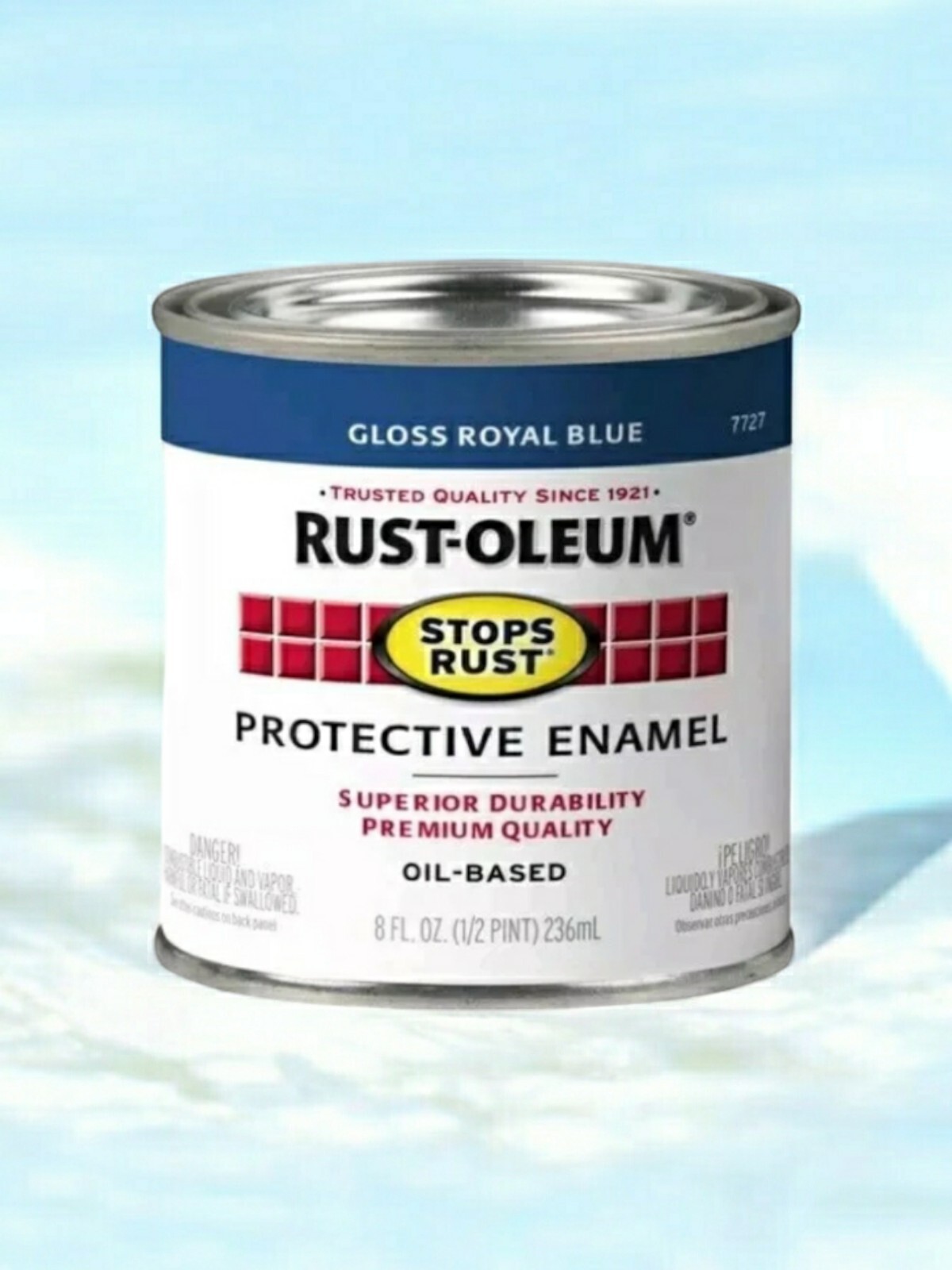 Rust-Oleum 1/2 Pint Indoor and Outdoor Gloss Royal Blue Oil-Based PAINT