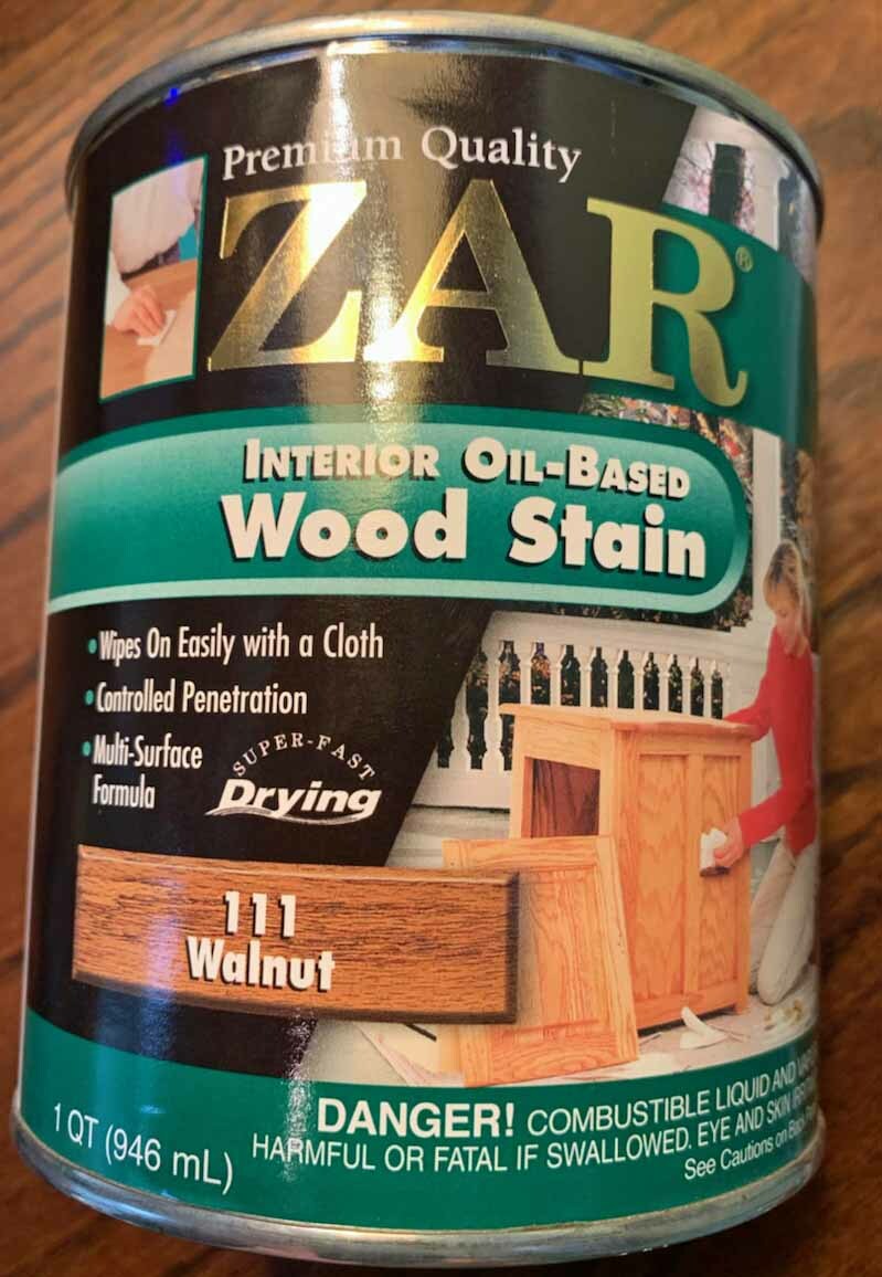 Zar Interior Stain, 111 Walnut, Quart