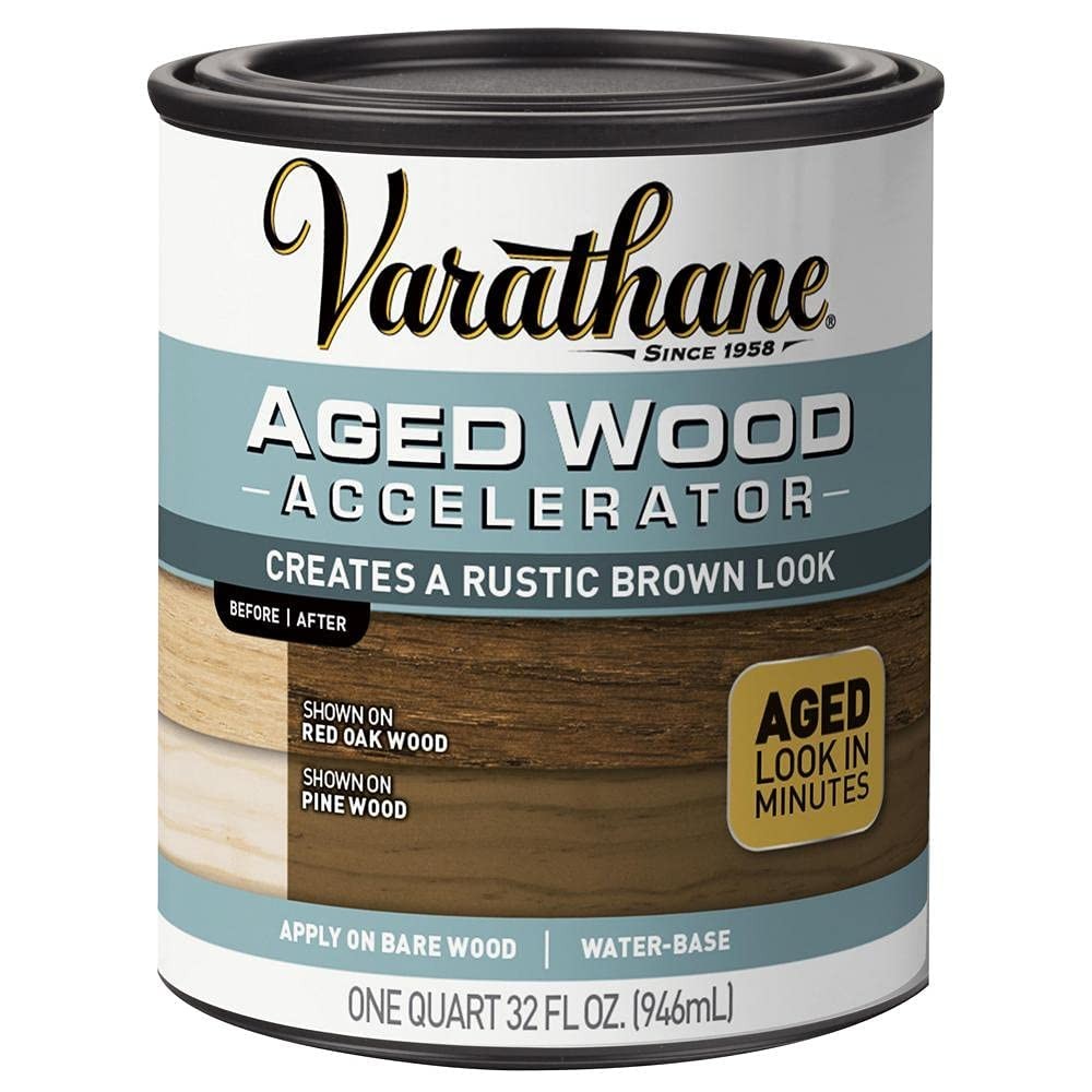 331305 Aged Wood Accelerator, Quart, Brown