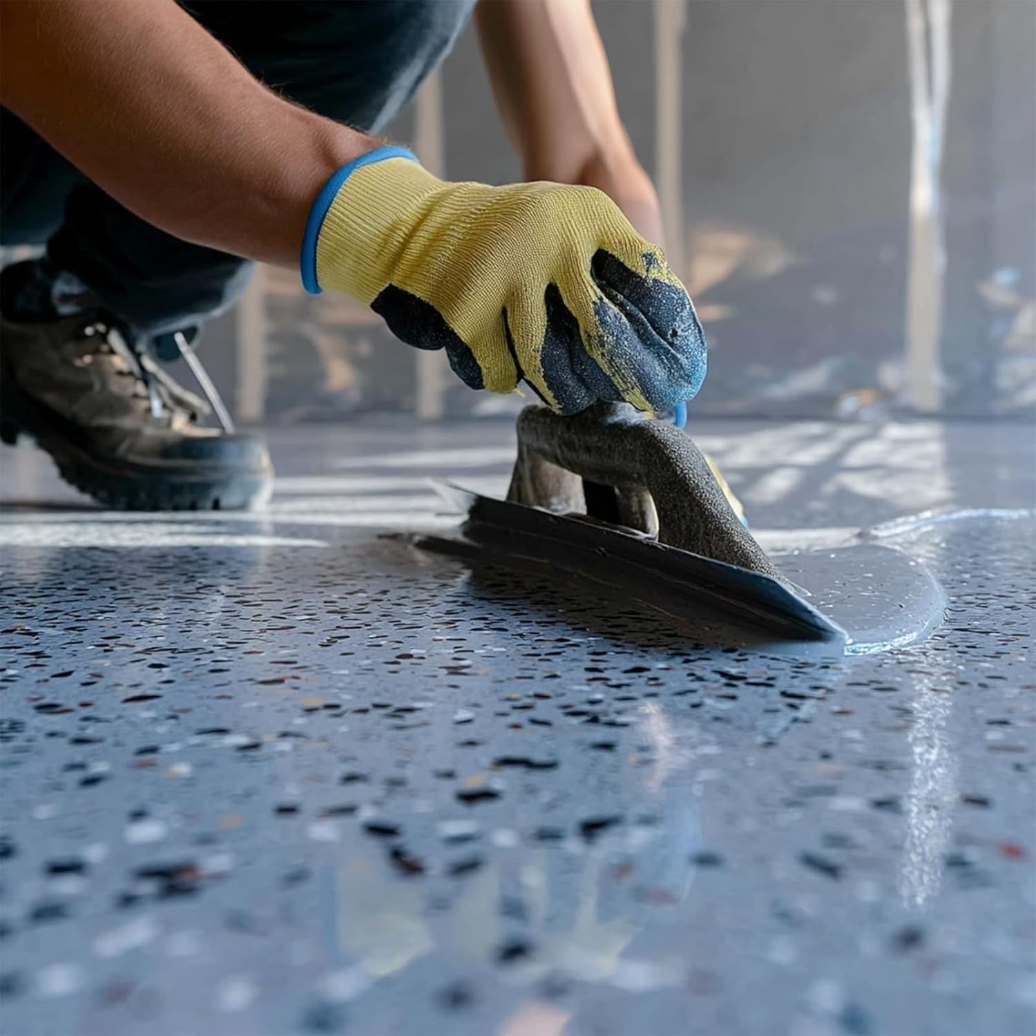 Blend Color Chips for Garage,Epoxy Floor Flakes Concrete Floor Coatings Decor…