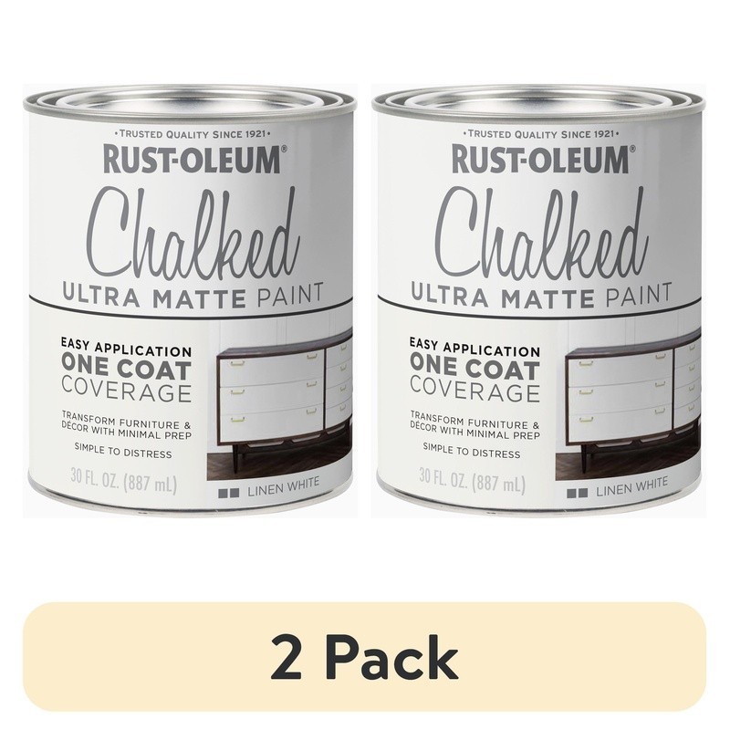 Ultra Matte Chalk Paint Water-Based Indoor Wood Metal Ceramic 30oz Low Odor New