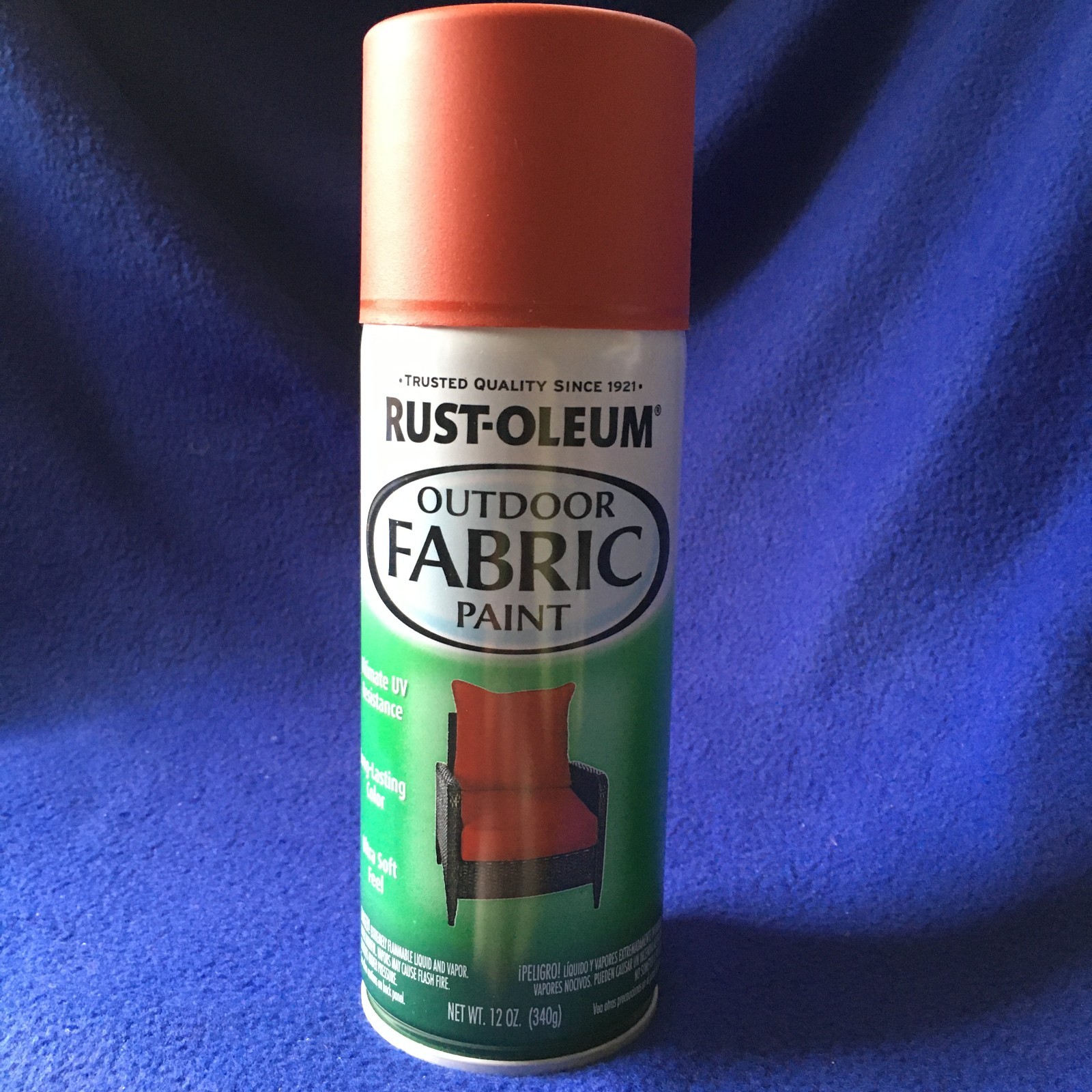 Rust-Oleum # 379554 Chili Red, Outdoor Fabric Spray Paint, 12 Oz (Pack of 1)