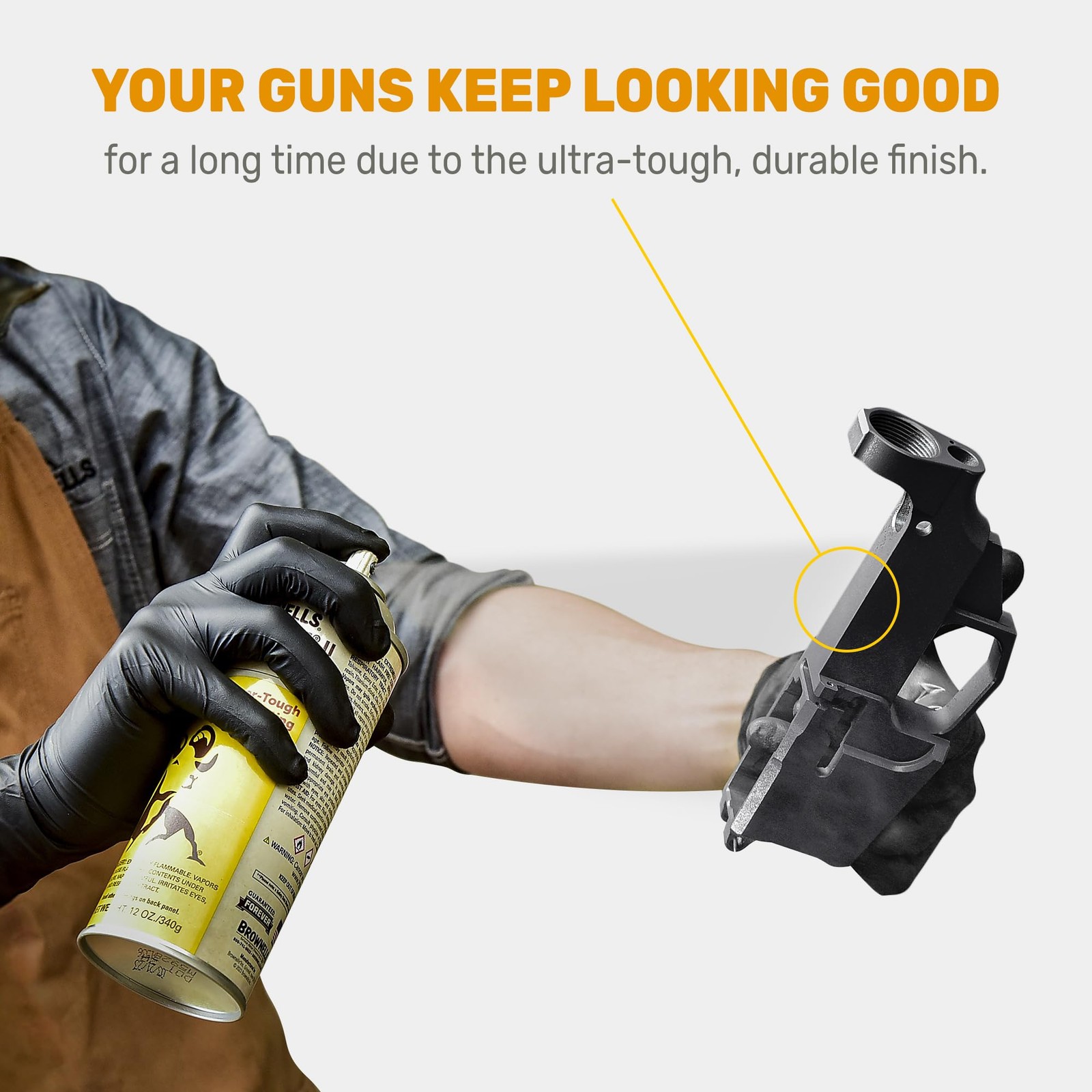 Alumahyde Ii Epoxy Based Firearm Finish Spray Coating Protection Paint Aerosol C
