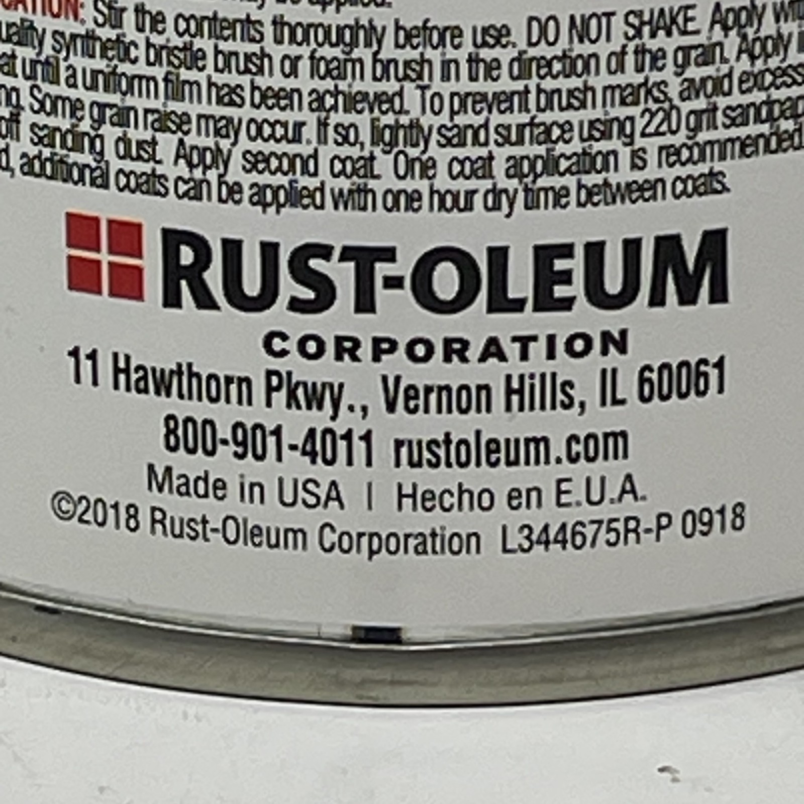 Rust-Oleum Stain + Polyurethane Early American 8 fl oz Water-Based Semi-Gloss
