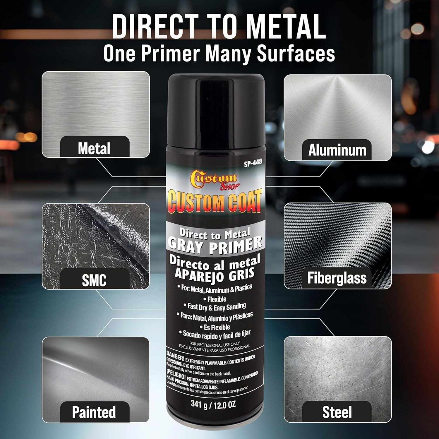 Professional Automotive Grey Primer – 3 Pack