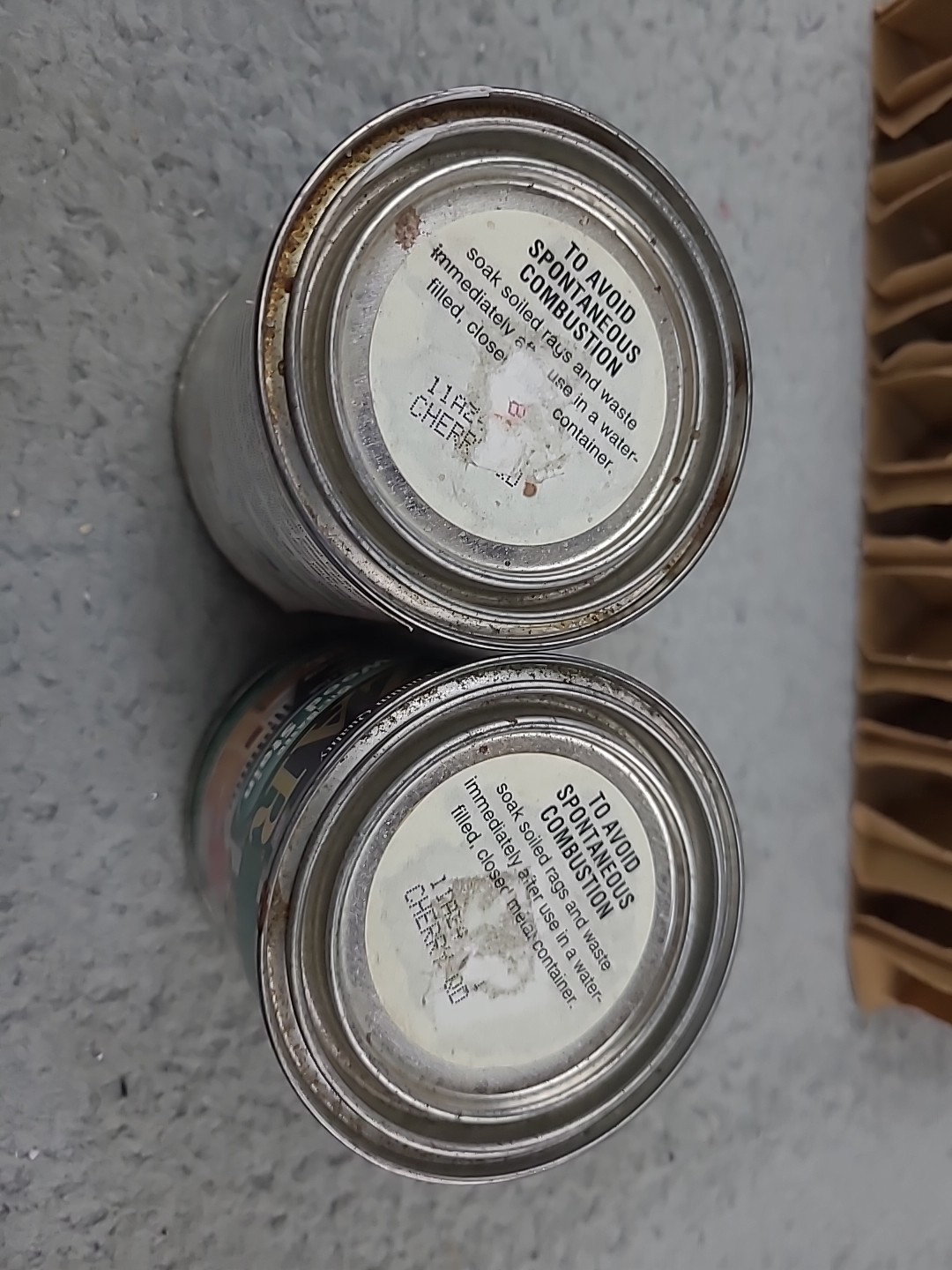 2x ZAR Wood Stain 116 Cherry 1/2 Pint