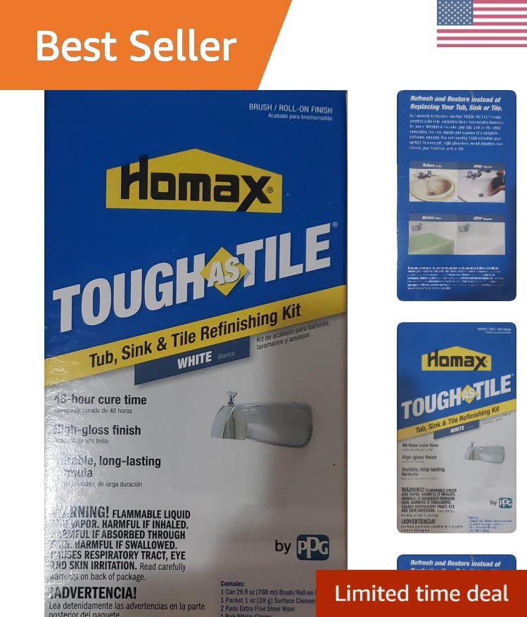 Easy-to-Use 26 oz Tub & Tile Kit – Restore Your Bathroom’s Luster Effortlessly