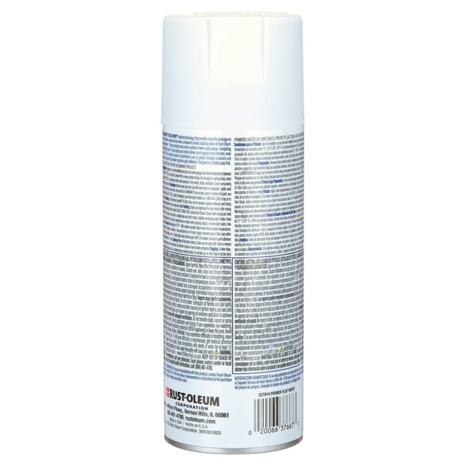 White Primer, Rust-Oleum American Accents 2X Ultra Cover Flat Spray Paint-12 oz