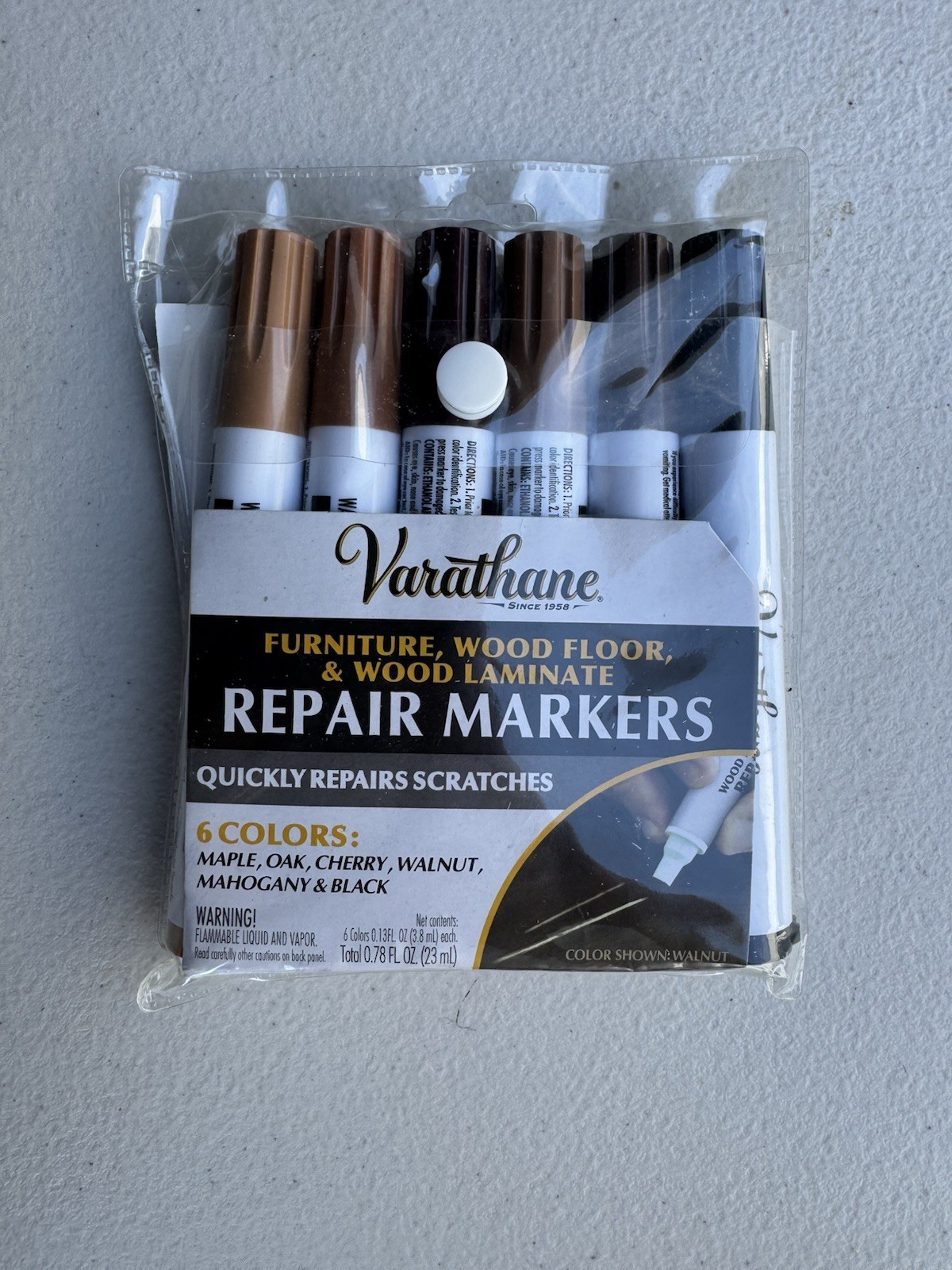Varathane Furniture, Wood Floor, Wood Laminate Stain Repair Marker Kit