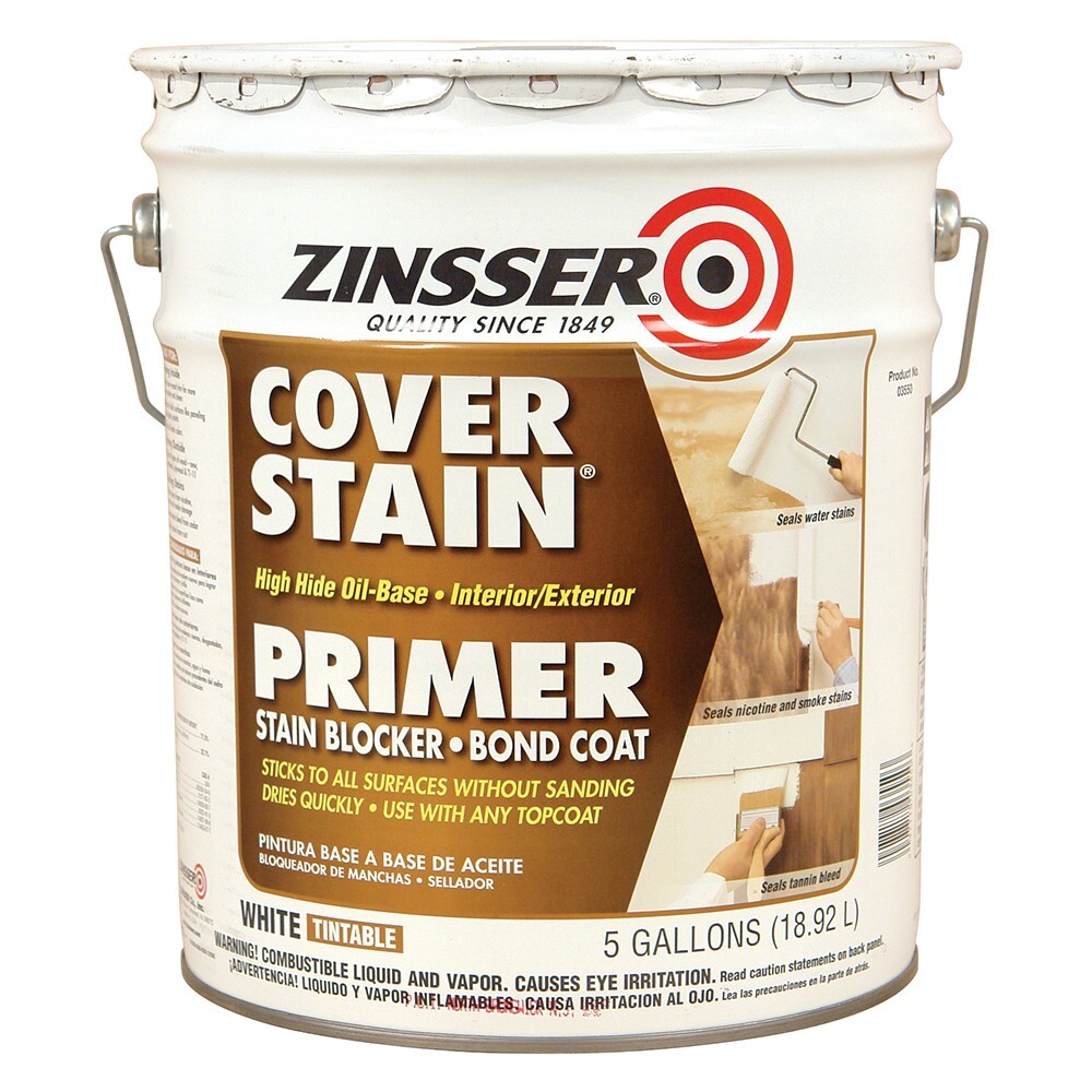 Zinsser Cover-Stain VOC High Hide Oil-Base Interior/Exterior Stain Blocker Prime