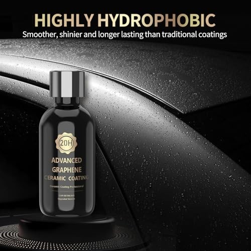 20H Advanced Graphene Ceramic Coating for Cars, Ceramic Car Auto Detailing kit