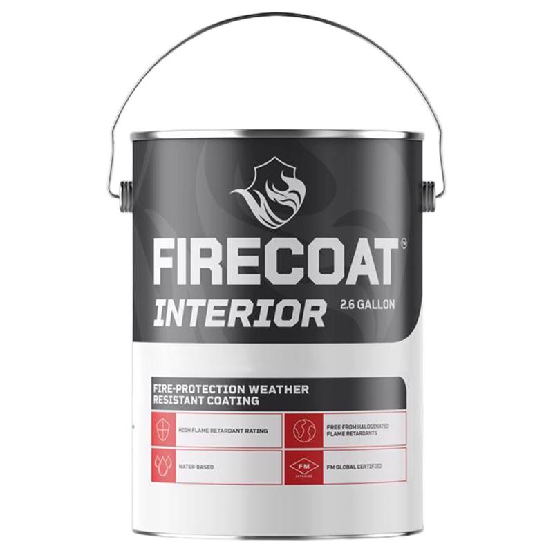 Firecoat White Low Sheen Water-Based Primer 2.6 gal
