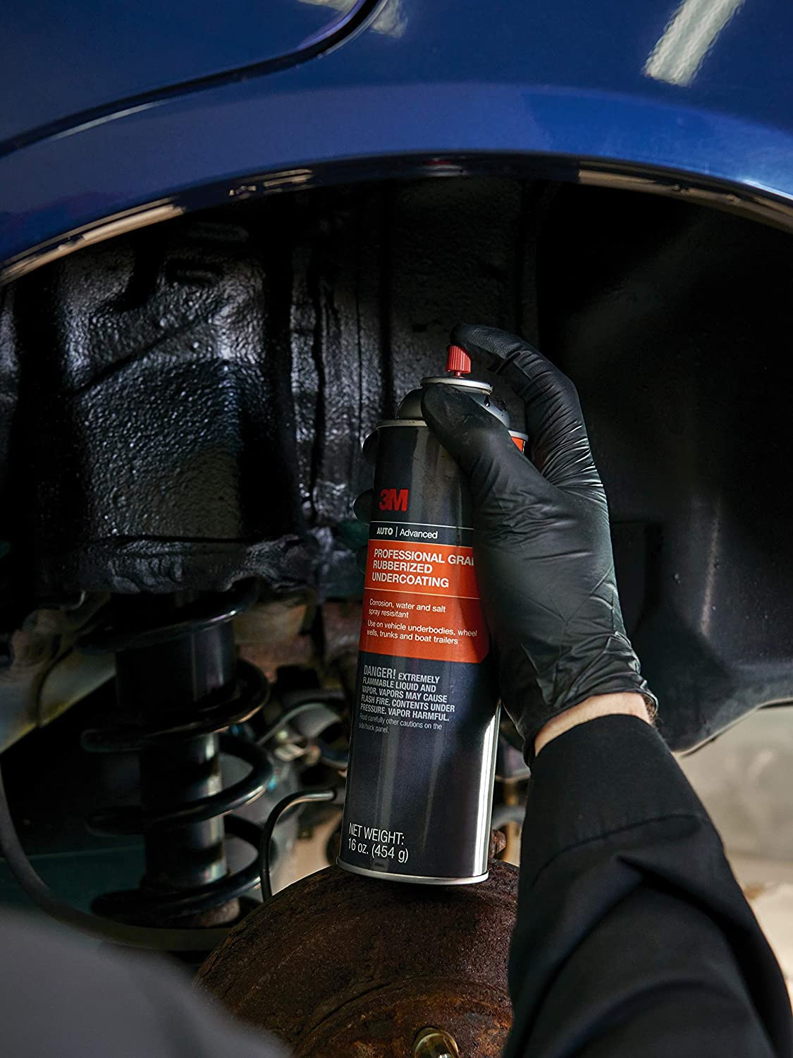 Heavy-Duty Durable Matte Rubberized Undercoating – 16 oz. Aerosol – Black