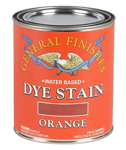Ultra Penetrating Orange Wood Stain 1 Quart Water Based Deep Rich Color
