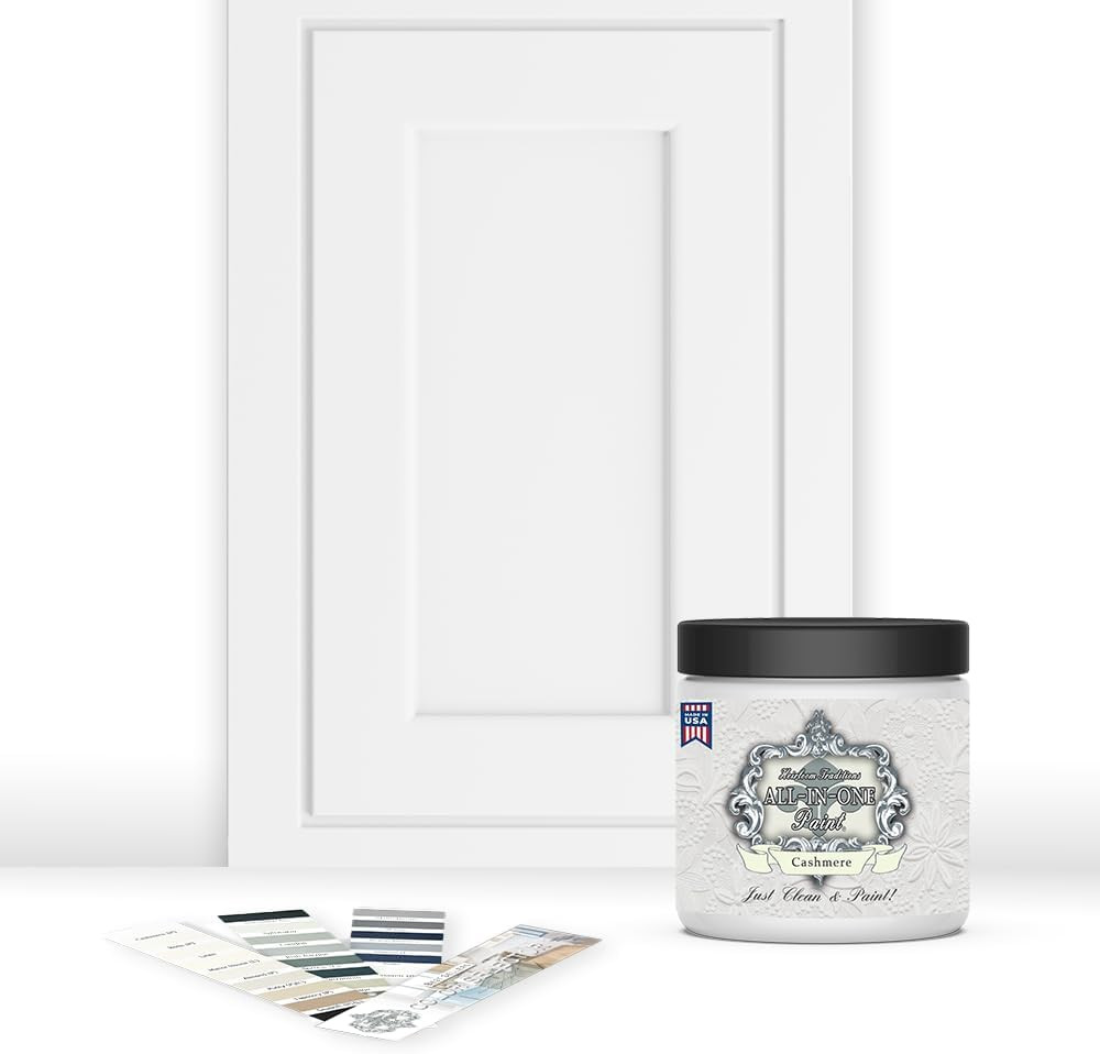 ALL-IN-ONE Paint by Heirloom Traditions, Cashmere (True White), Gallon – Durable