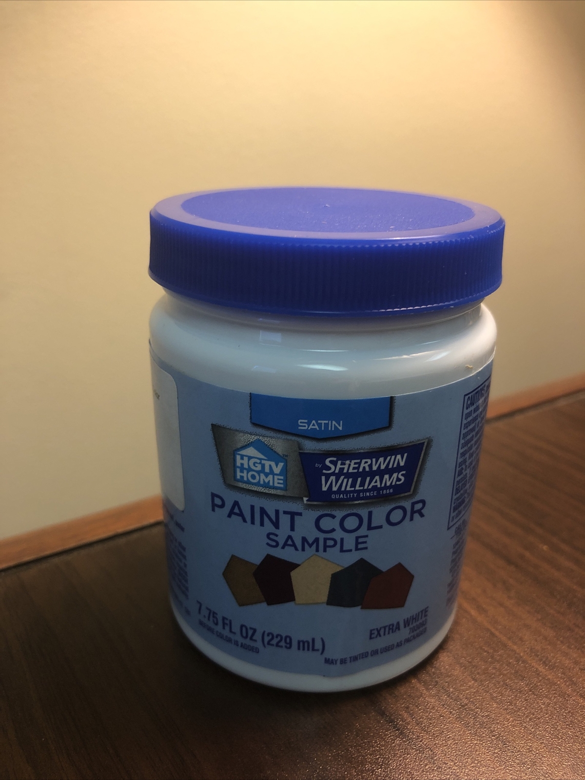 Sherwin Williams HGTV Paint Color Sample Satin – Swimming 6764 Blue 7.75 FL Oz