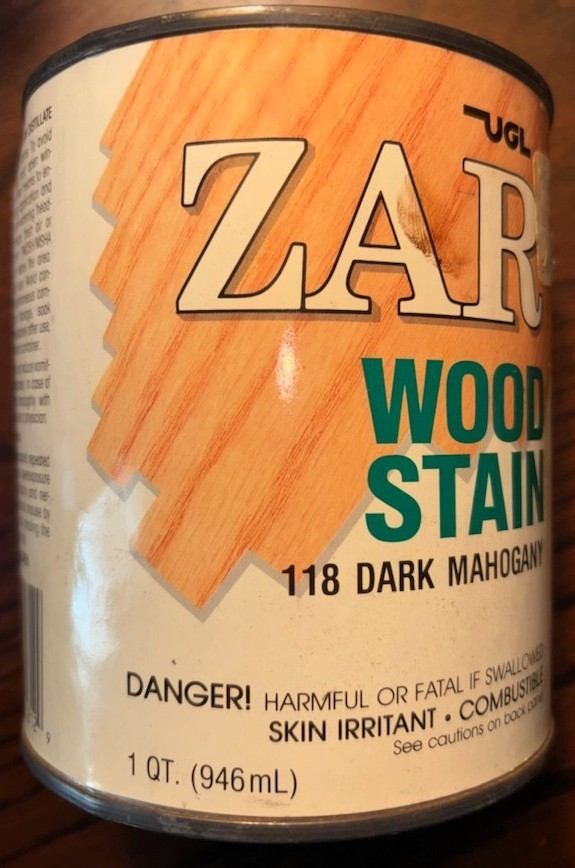 Zar Interior Stain 118 DARK MAHOGANY Quart