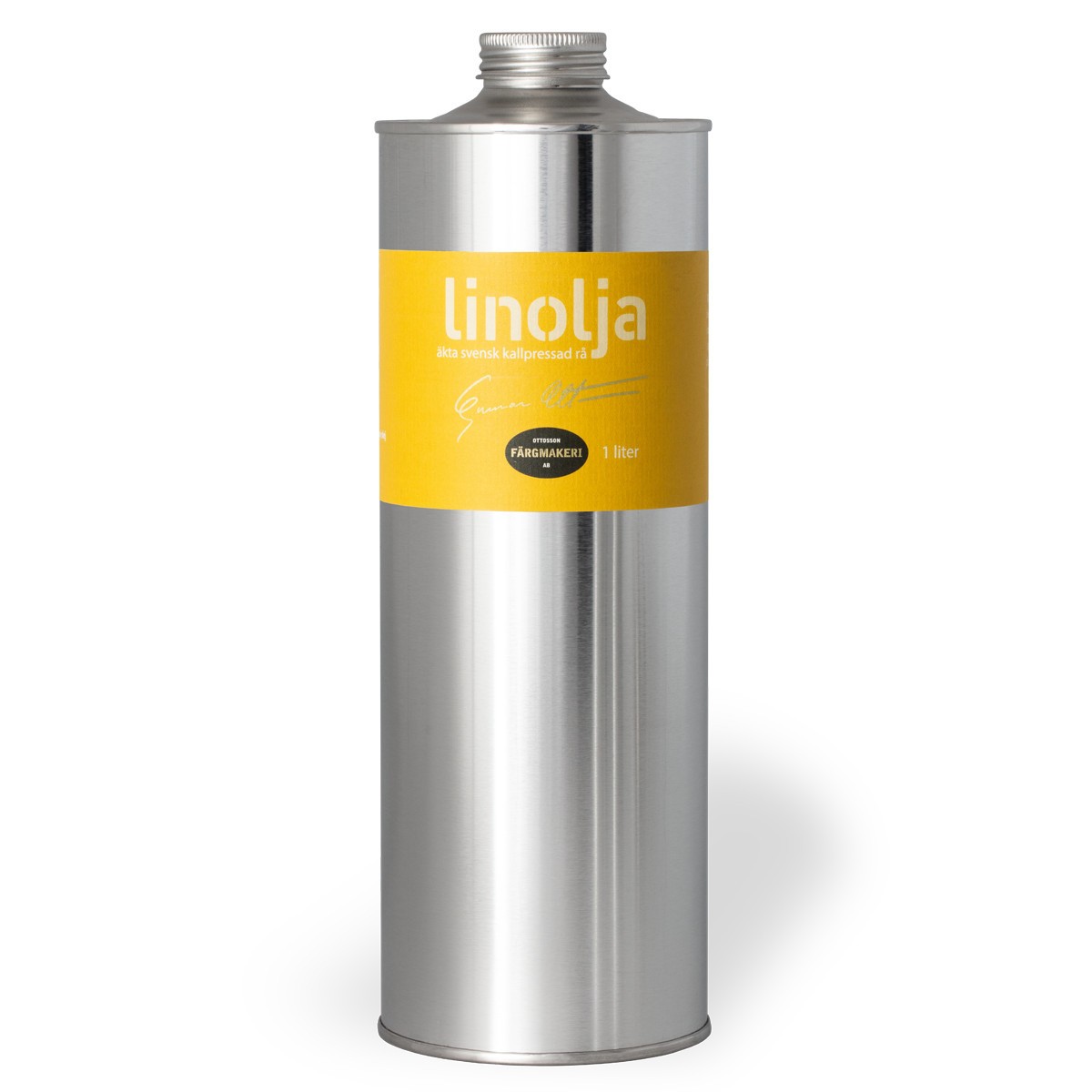 Ottosson Färgmakeri Swedish Cold Pressed Raw Linseed Oil – 1 Liter