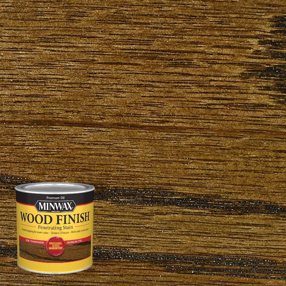 8 Oz Jacobean Wood Stain – Beautiful Oil-Based Finish for Rich Grain Enhancement