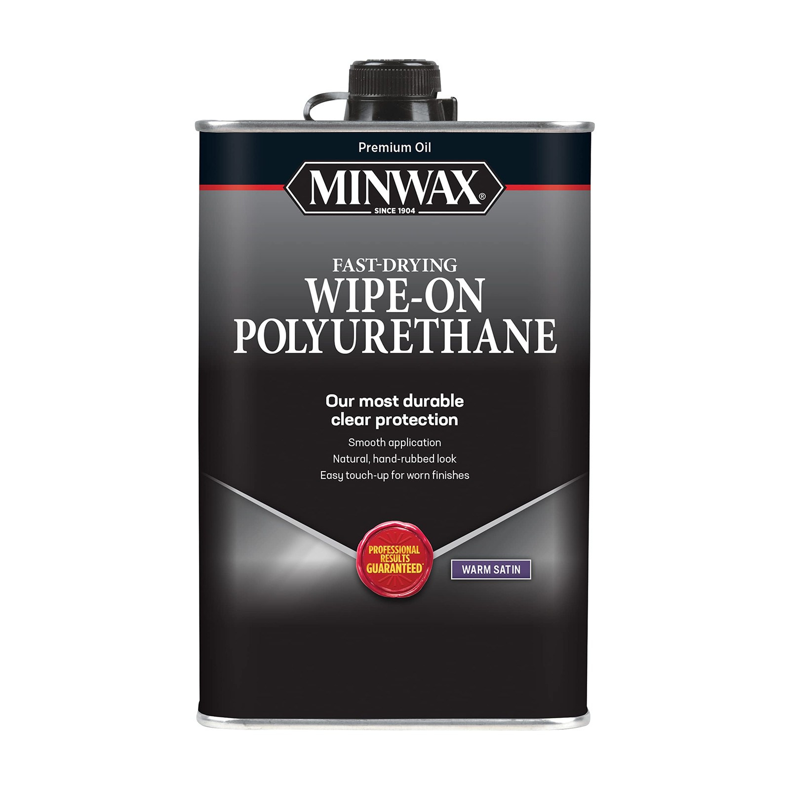 Minwax Oil-Based Wipe-On Polyurethane, 1 Pint, Satin