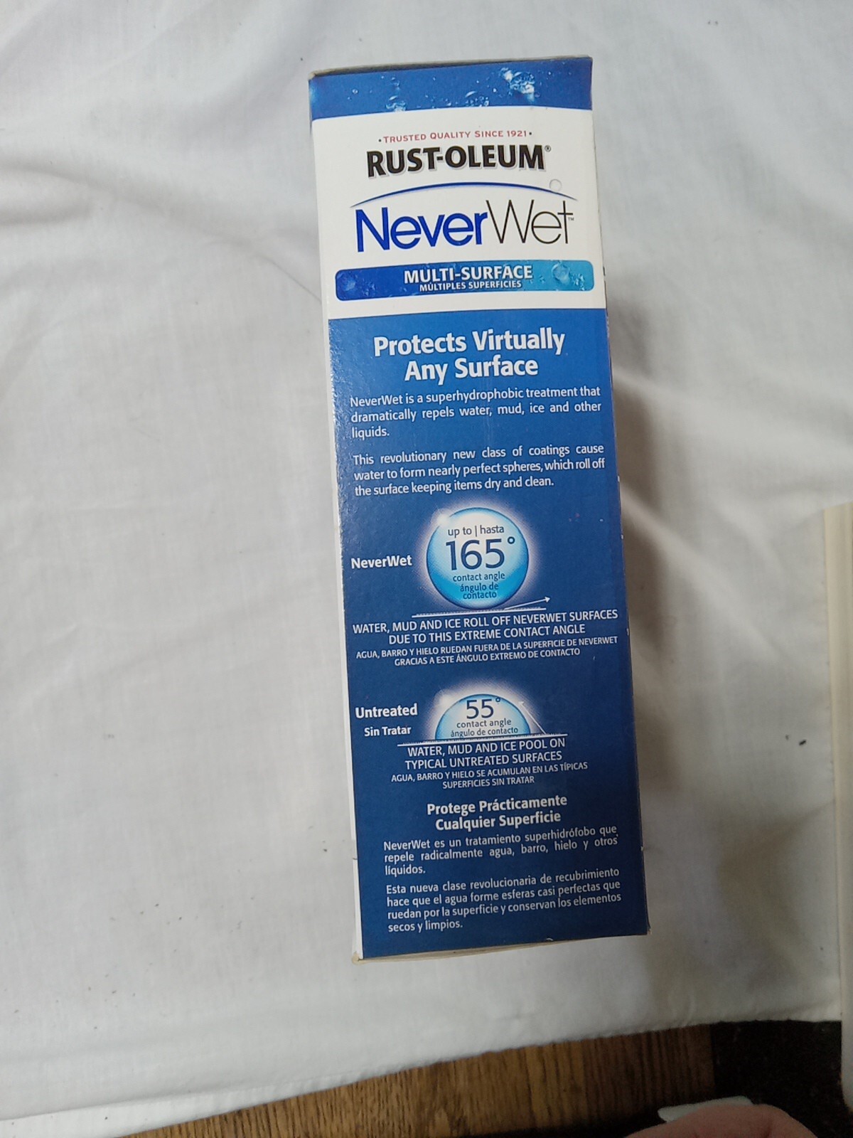 Multi-Surface Liquid Repelling Treatment Rust-Oleum NeverWet Frosted Clear NEW