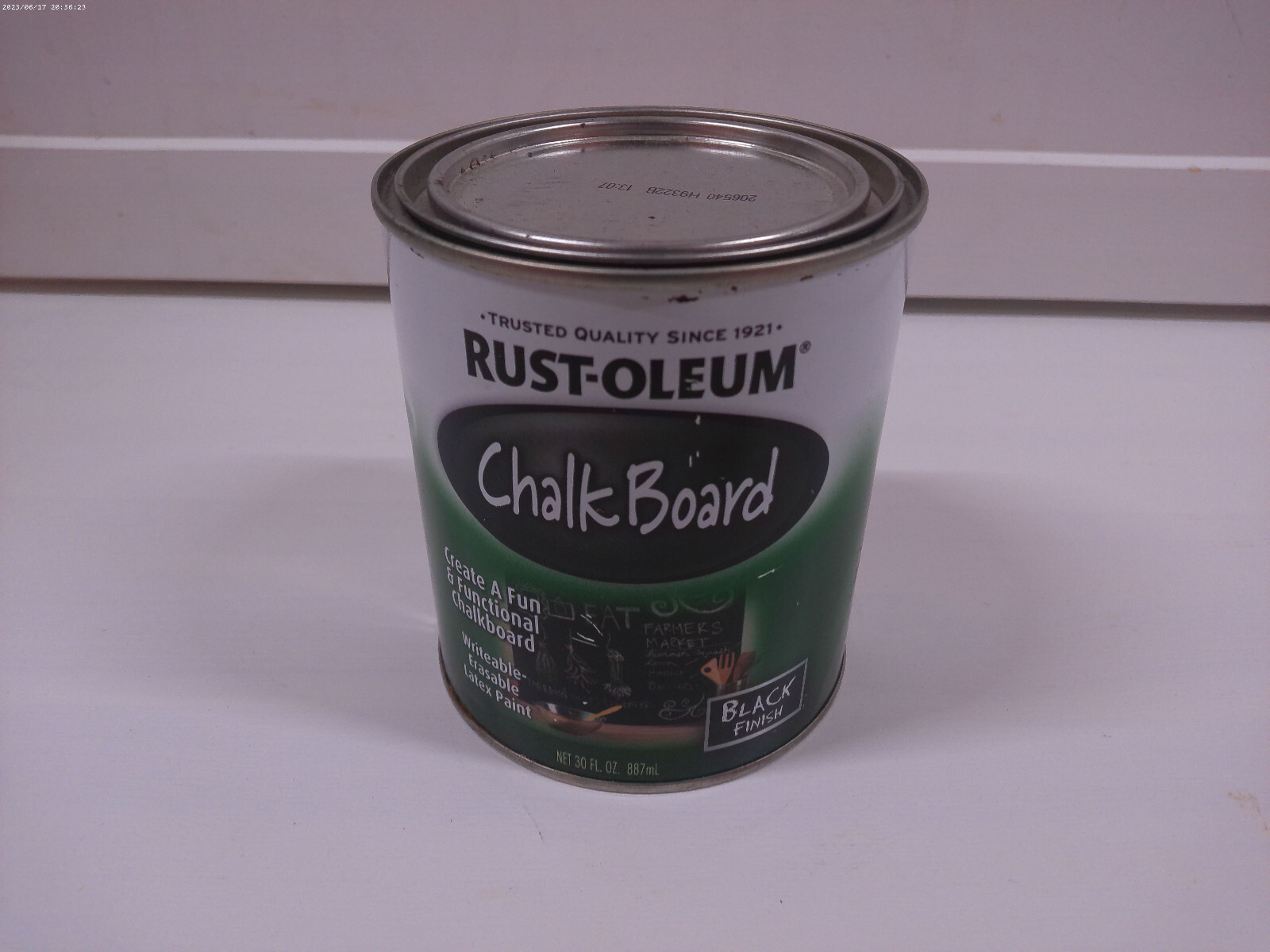 Rust-Oleum Specialty Paint 206540 Chalkboard Brush-On, Black, 30 Fl Oz (1 PACK)