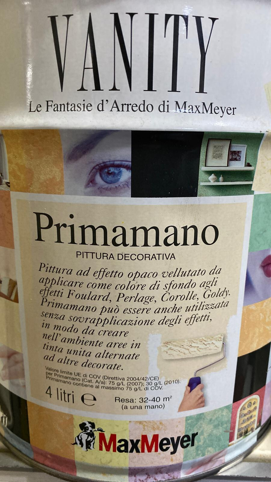 DECORATIVE PAINTING, VELVET EFFECT VANITY MAX MEYER