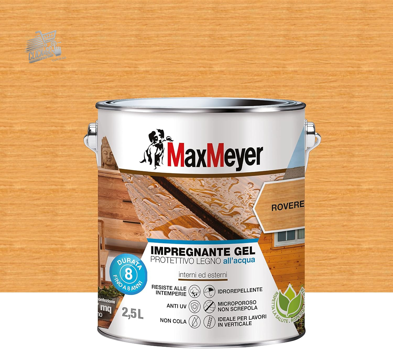 MAXMEYER PINE WOOD WATER GEL IMPREGNATOR PAINT HOLDER EXTERIOR TREATMENT 75