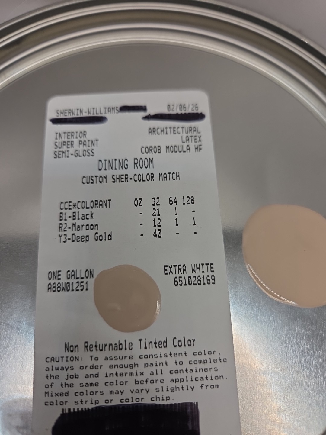 1 Gallon Sherwin Williams SuperPaint Interior Semi-Gloss Color 6045 Emerging…