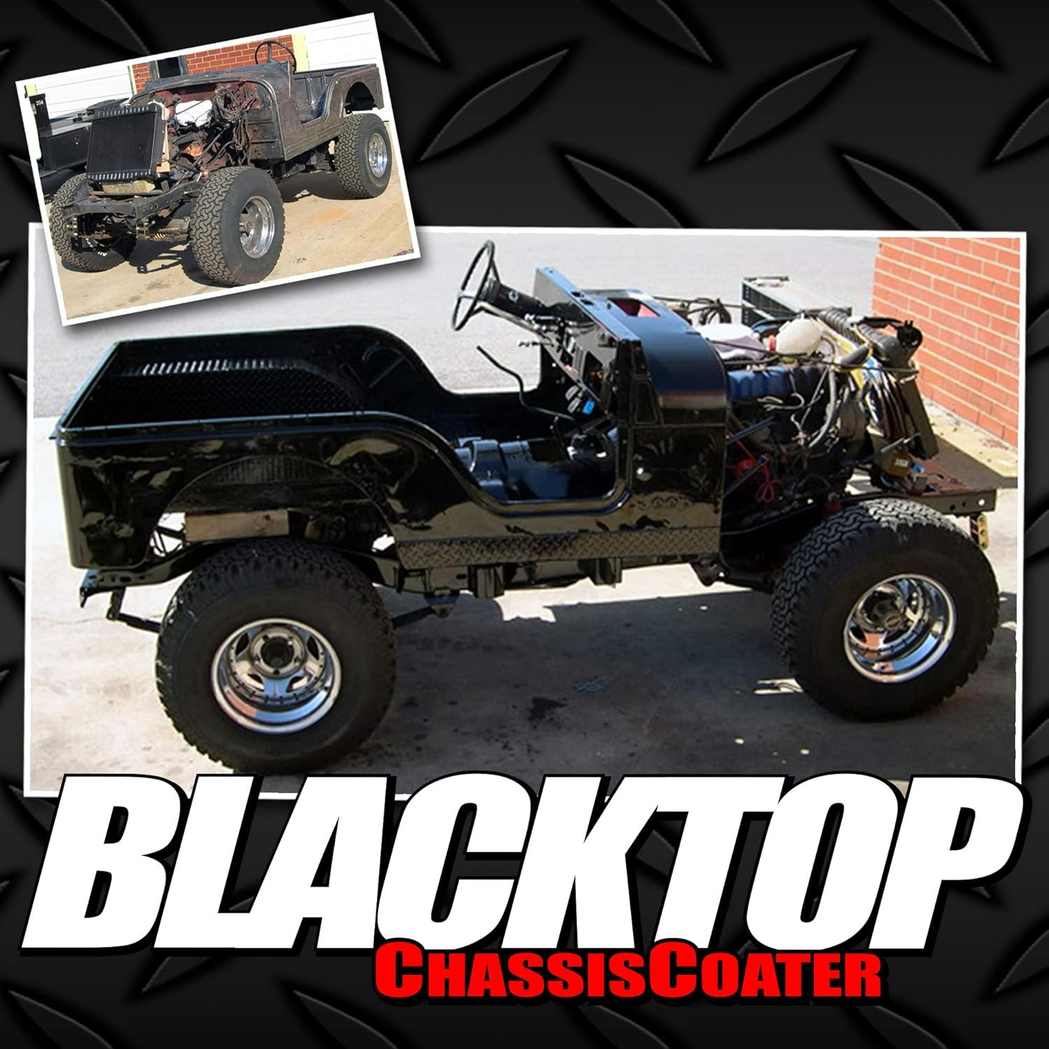 8301 Gloss Black Blacktop Chassis Paint – 1 Pint