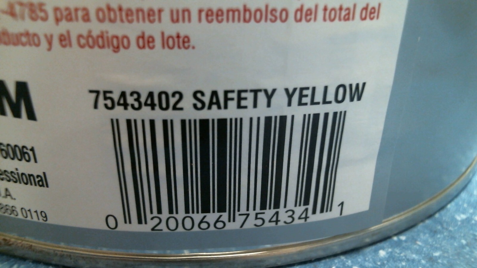 Rust-Oleum Oil Based SAFETY YELLOW Enamel Paint (7543402) FS